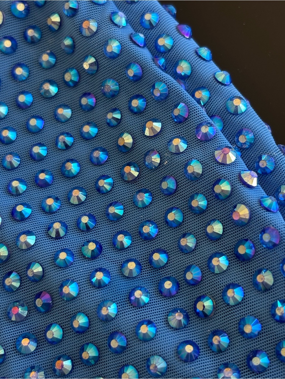 Oh Polly Ines Cobalt Blue Embellished Mini Dress - Picture 11 of 14